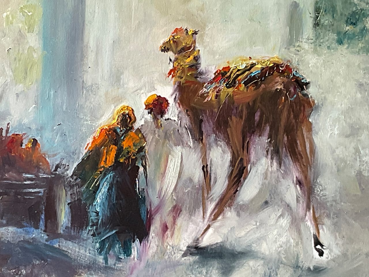 In the art of the horse, ancient rhythms of strength and freedom echo, capturing the timeless bond between man and beast.