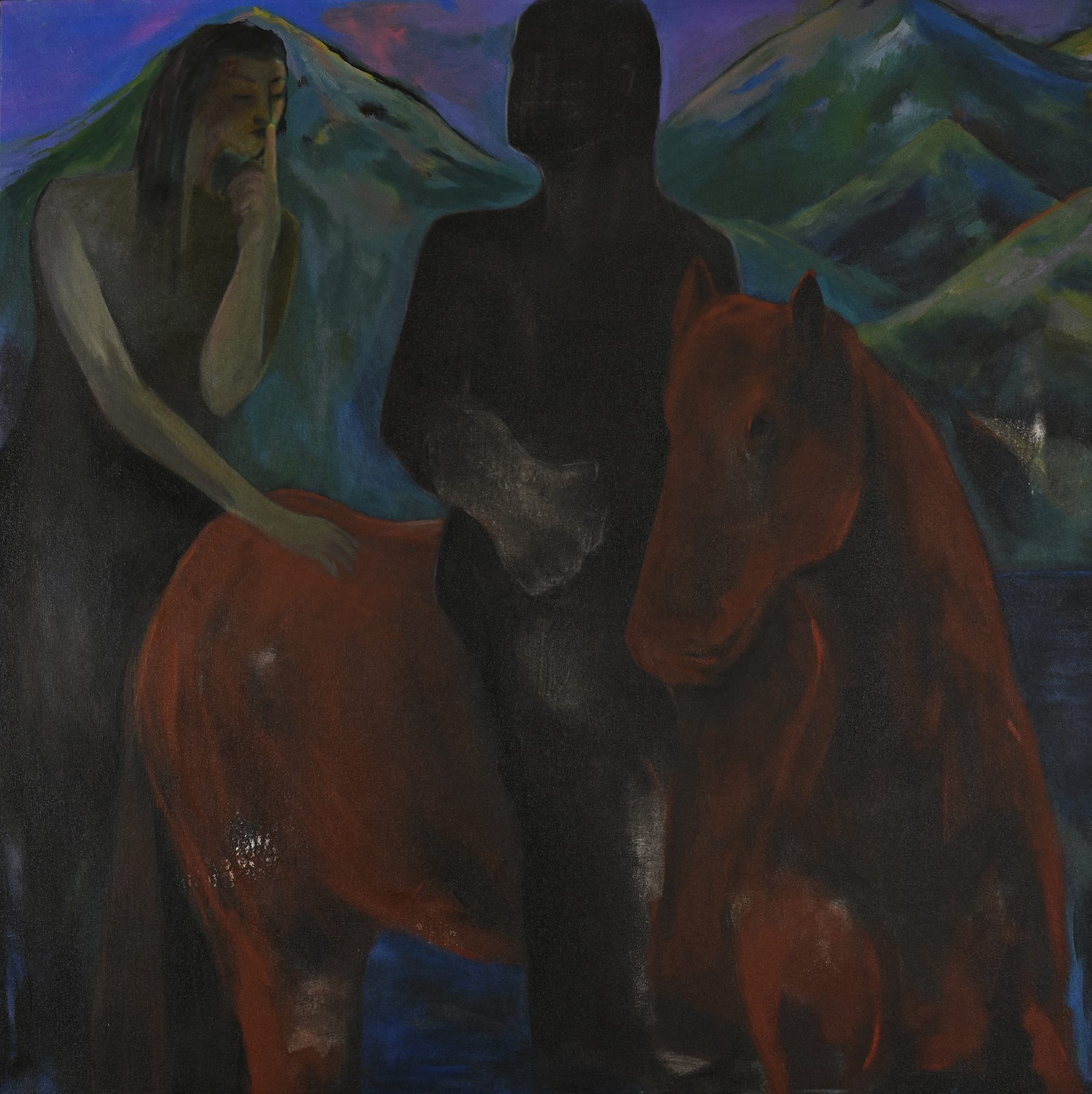 WANDERING - 1_Size - 4'x 4'_Acrylic on canvas_2018_ (50,000 )