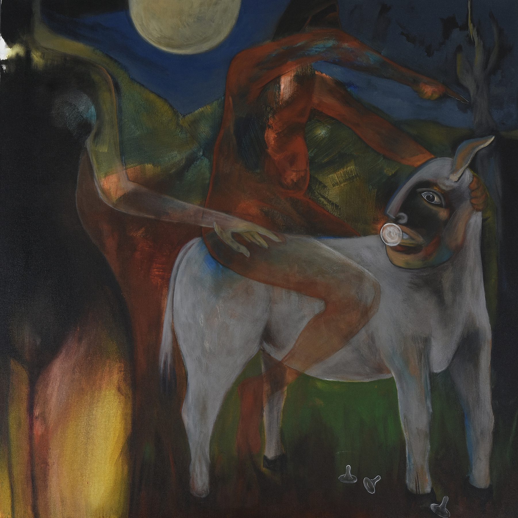 WANDERING - 8_Size - 4'x 4'_Acrylic on canvas_2018_ (50,000 )